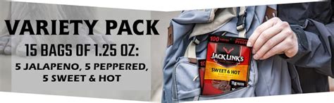 Amazon Jack Links Beef Jerky Bold Variety Pack Includes Sweet Hot Jalapeno And