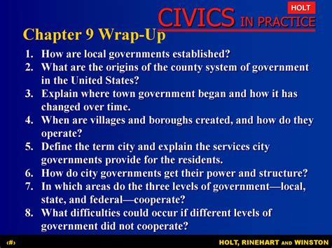 Chapter 9 Local Government Ppt Download