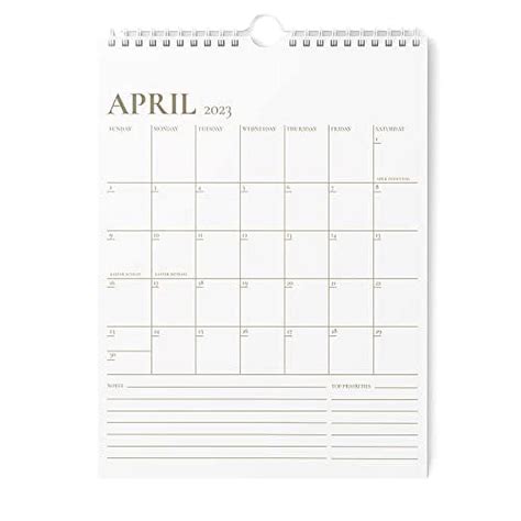 Calendar 2023 Vertical 8 5x11 2023 Wall Calendar Runs Until June 2024