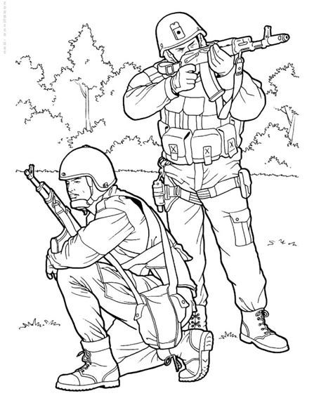 Soldier Coloring Pages To Print