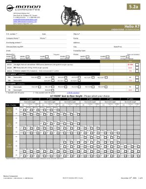 Fillable Online Order Forms And Toolsmotion Composites Fax Email Print