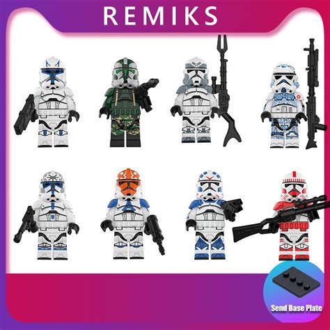 Lego Kompatybilne Klocki Star Wars Minifigurki Clone Trooper