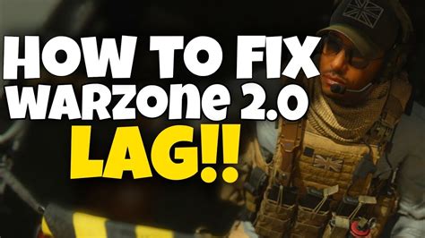 How To Fix Warzone 2 0 Lag Stuttering COD Warzone 2 0 Lag FPS