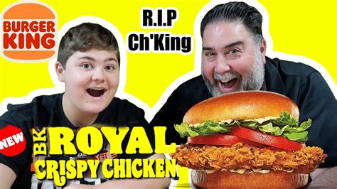 NEW BK Royal Crispy Chicken Sandwich Review Chris Frezza