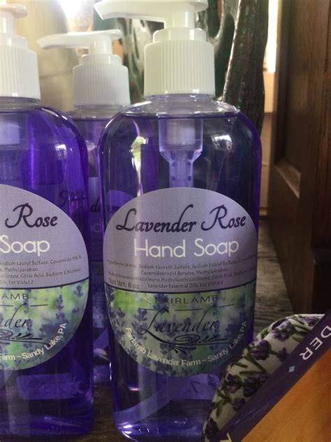 hand soap fairlamb lavender farm