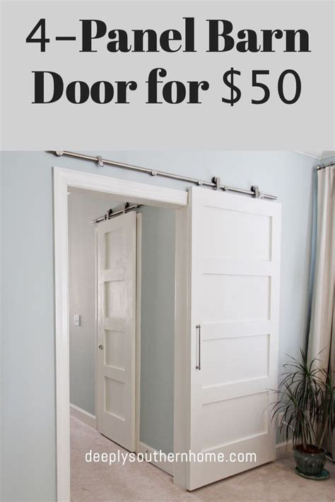 4 Panel Barn Door For 50 Barn Doors Sliding Barn Door Designs Diy Closet Doors