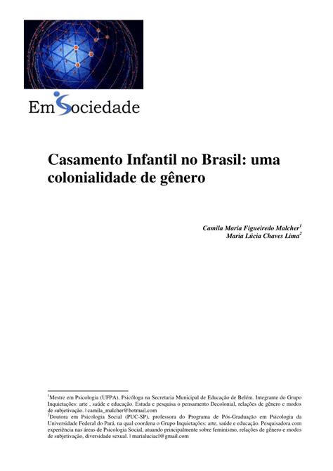 Casamento Infantil No Brasil Redação