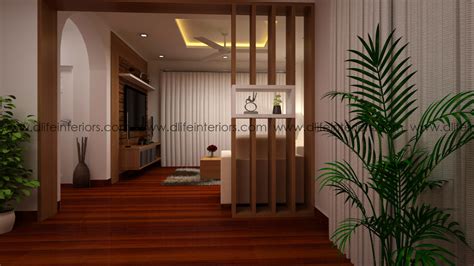 Wooden Partition Designs Drawing Room