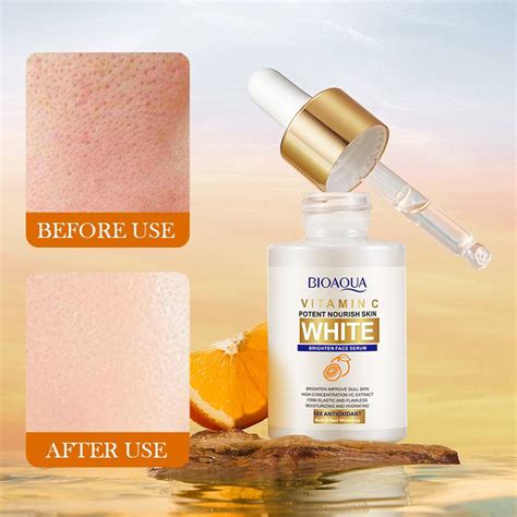Bioaqua Vitamin C White Brighten Face Serum 30ml | BIOAQUA Pakistan