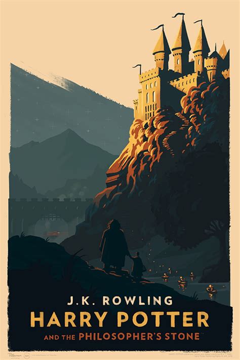 ‘Philosopher’s Stone’ Olly Moss Hogwarts poster — Harry Potter Fan Zone