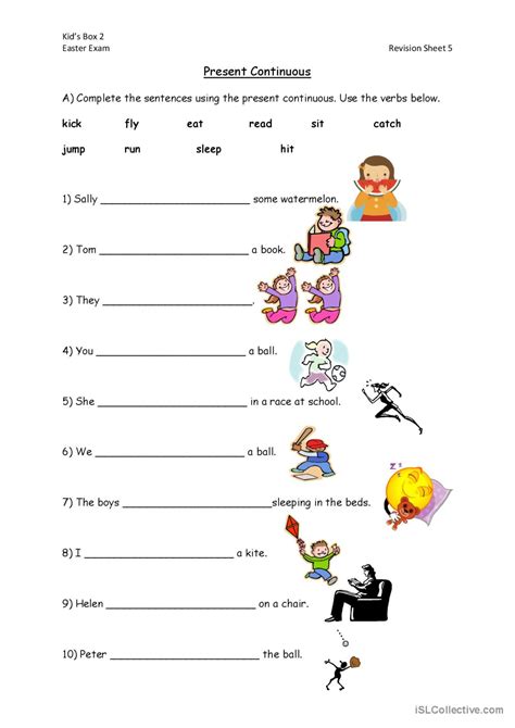 Present Continuous General Gramma English Esl Worksheets Pdf And Doc