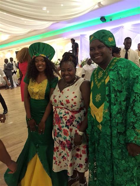 African Wedding Attire Southern African Bride And Sierra Leonean Groom