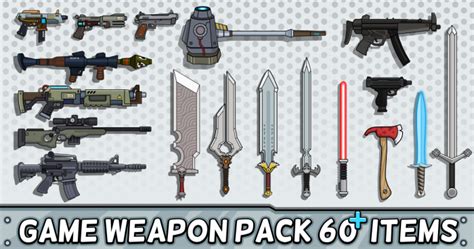 Weapon Rpg Game Pack Gamedev Market