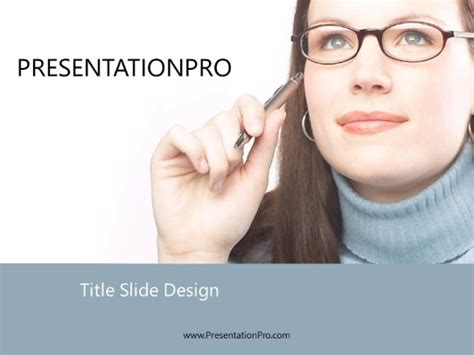 Thinking PowerPoint template - PresentationPro