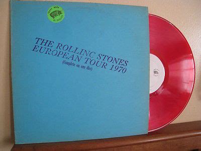 Popsike Rolling Stones European Tour Lp Tmoq Red Vinyl Vg