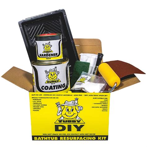 Buy Tubbydiy Tub And Tile Refinishing Kit Roll On Bath Tub Paint Kit Quick And Easy Diy