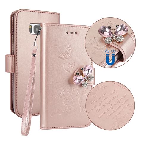 Galaxy S Plus Case Allytech D Bling Luxury Handmade Flip Wallet Case