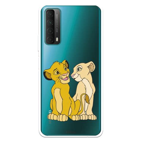 Funda Para Huawei P Smart 2021 Oficial De Disney Simba Y Nala Silueta