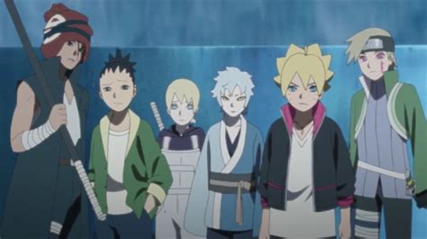 Iwabe Shikadai Inojin Mitsuki Boruto And Kagura Boruto Naruto Next Generations Inojin