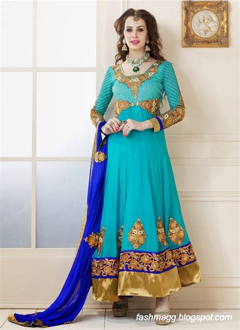 Indian Anarkali Umbrella Wedding Brides Bridal Party Wear Fancy Frocks