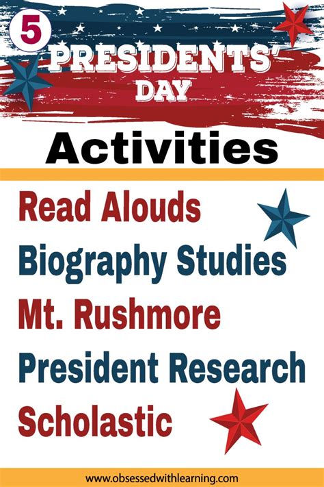 5 Presidents' Day Activities - Obsessed With Learning