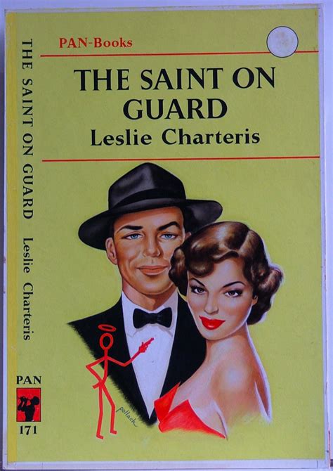 The Saint On Guard Lesley Charteris Pan 171 Vintage Pan Paperback Book Cover Paperback