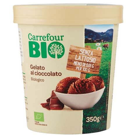 Carrefour Bio Gelato Al Cioccolato Biologico 350 G Carrefour