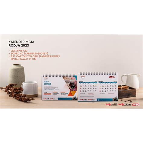 Jual KALENDER MEJA RODJA 2023 2022 2023 Masehi Shopee Indonesia