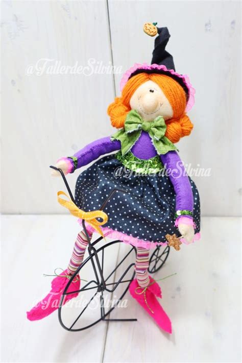 Bruja Wendy En Bici Taller De Silvina Manualidades