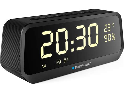 Radio Despertador Blaupunkt Blp Negro Fm Corriente