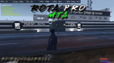 Gta Mta Rp Modelagem Rota Estilo Fivem Brunogabriel Youtube