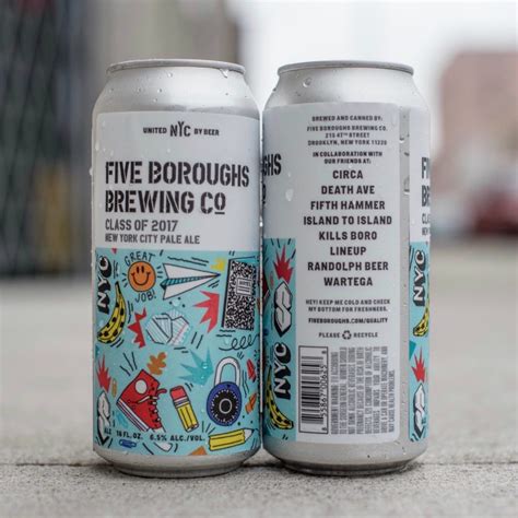 Five Boroughs Brewing Releases Class Of 2017 Collaboration Pale Ale