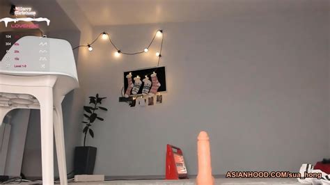 Lonely Asain Chick With A Dildo