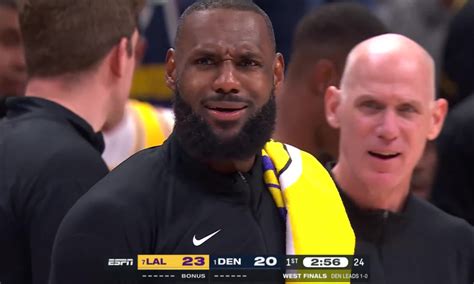 Lebron James Bewildered Reaction To Flagrant Foul Call Became A Meme