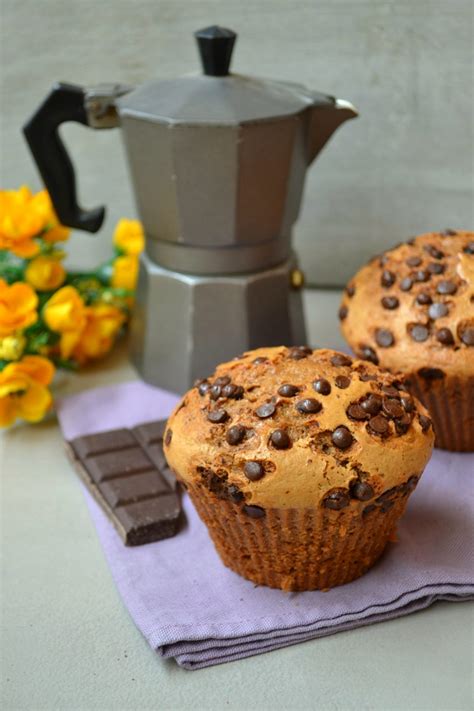 Muffin Al Caff Con Gocce Di Cioccolato La Gustosa Idea