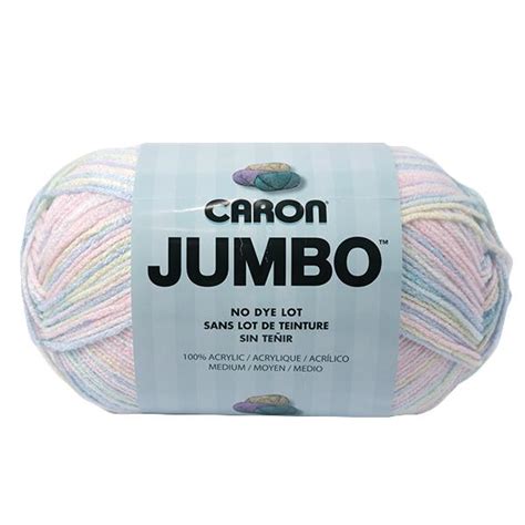 Caron Jumbo Print Yarn Baby Rainbow 4361964 Hsn