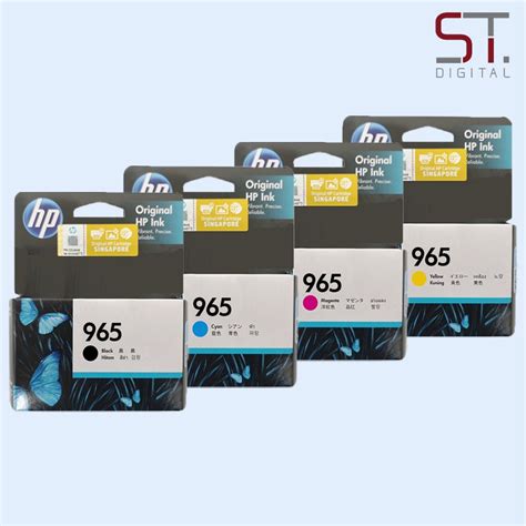 Original Hp Black Cyan Magenta Yellow Ink Cartridge For Officejet