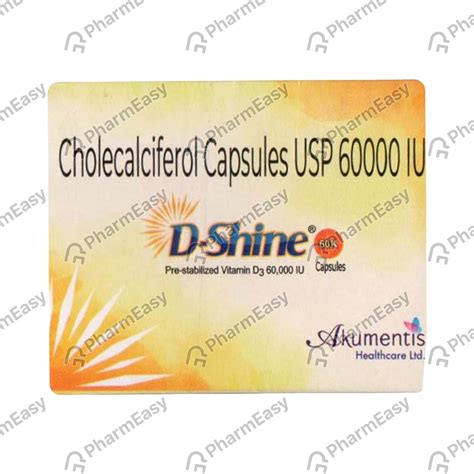 D Shine Iu Softgel Capsule Uses Side Effects Price