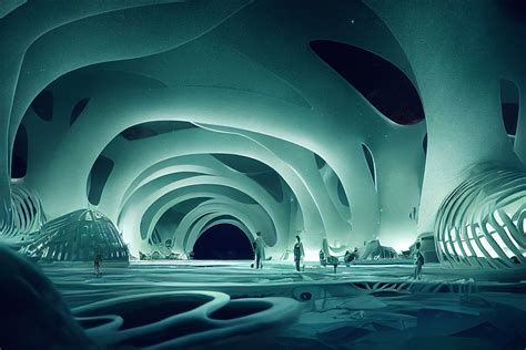 Biomorphic Bioluminescent Architecture On Behance