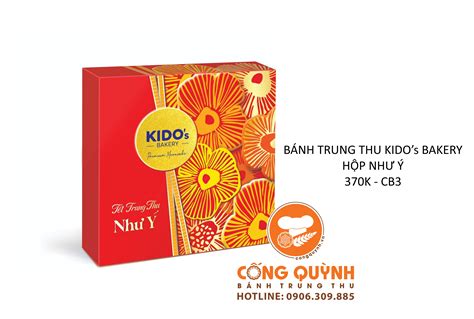 Bánh trung thu Kido Hộp Như Ý Bánh Trung Thu Cống Quỳnh