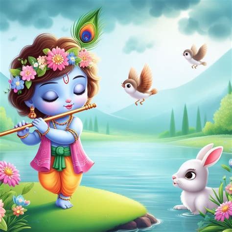 Beautiful Krishna God Hindu God Bansiwala K Hari Krishna