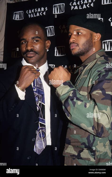 EVANDER HOLYFIELD VS. Michael Moorer press conference 1994.l7475jg.(Credit Image: © Jonathan ...