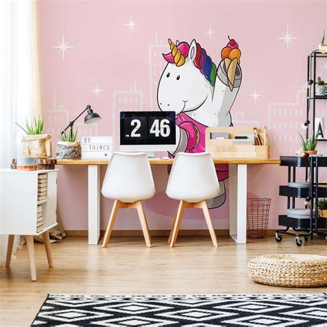 Unicorn Pink Fotótapéta Fali tapéta Tapéta az Europosters hu n