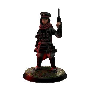 Jin Ron Officer Made With Hero Forge