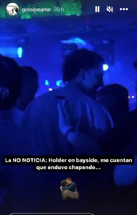 Tomás Holder fue visto en un boliche tras el polémico video íntimo que