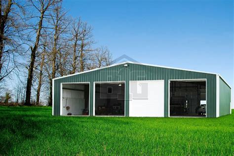 Patriot Garage 60x50x12 - Big Buildings Direct