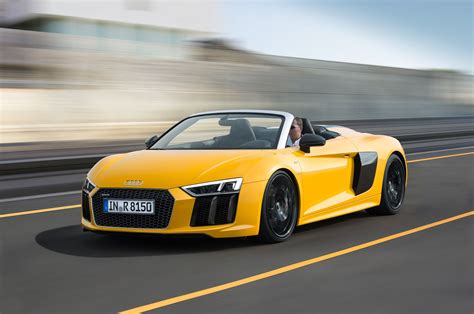 Audi R8 Spyder Convertible Shown at 2016 New York auto show