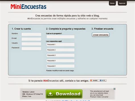 Crear encuesta, votaciones online para tu Web y Blogs - Bienvenidos a Habla Chento - Hablamos ...