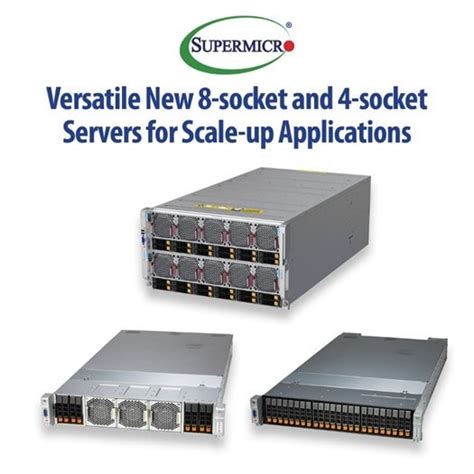 Supermicro Leads The Industry With The First Eight Socket And Four