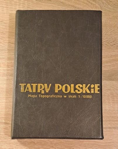 Tatry Polskie Wojskowe Mapy Topograficzne Warszawa Kup Teraz Na